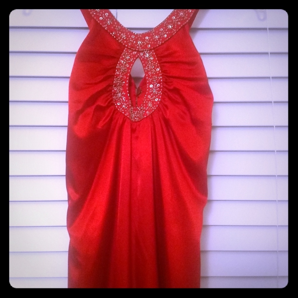 Red dress